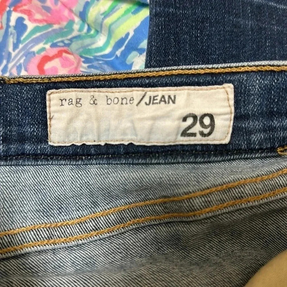 Rag & Bone Dark Denim Jeans - Picture 2 of 4